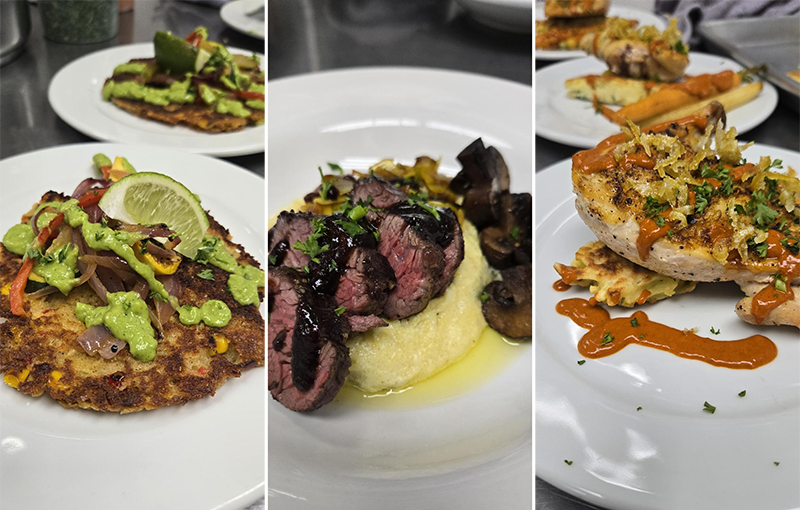Featured spring catering dishes