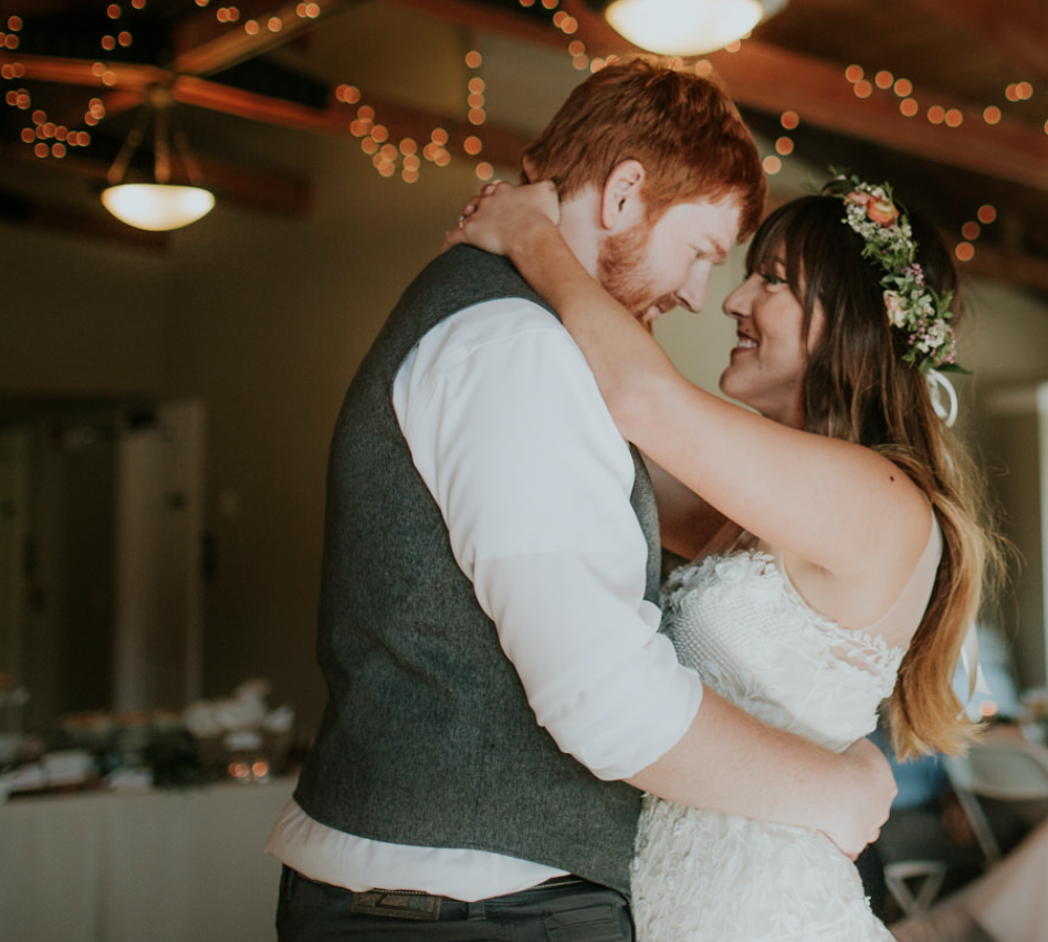 Bride and groom at a Boulder wedding